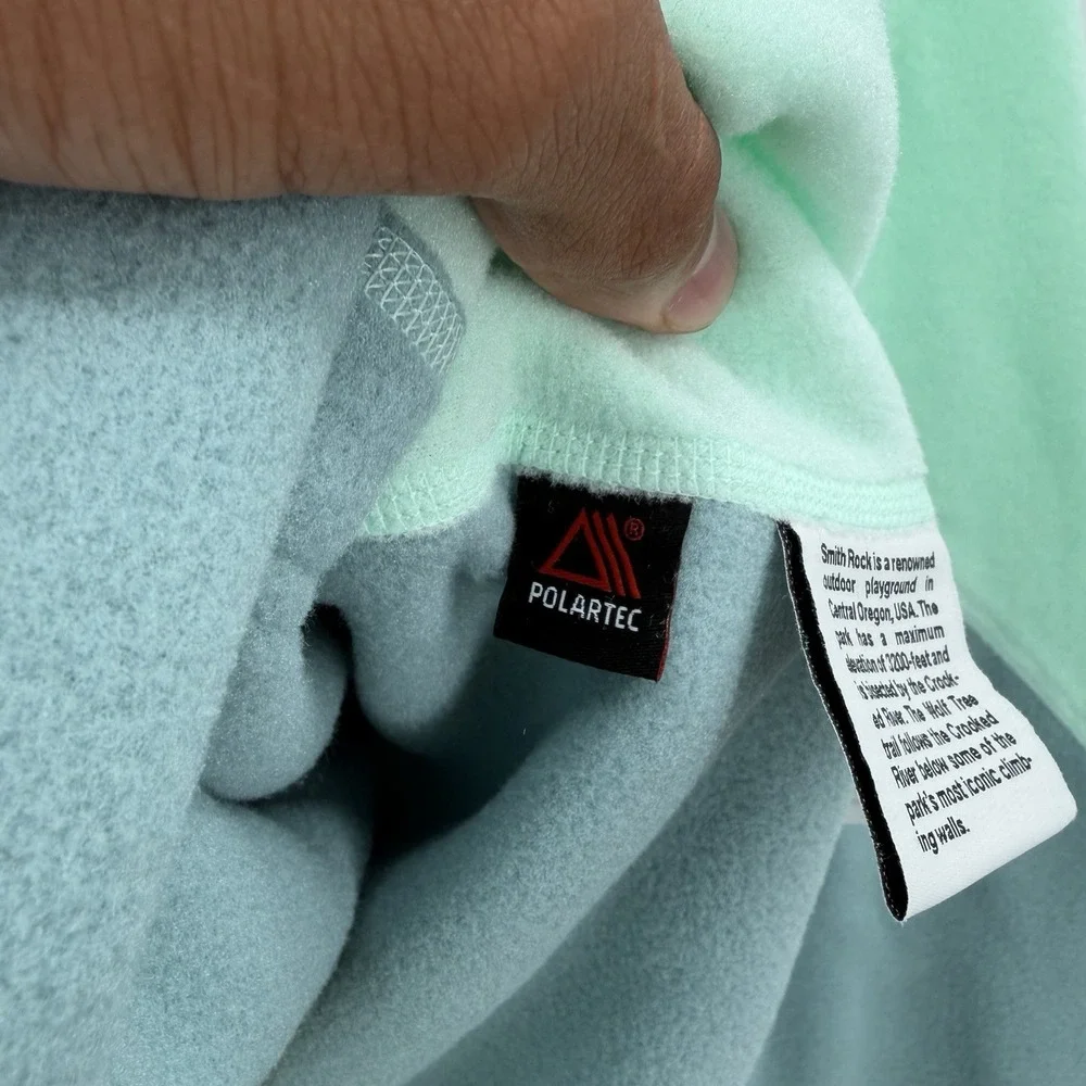 Nike ACG Wolf Tree Jacket Mens XXS Mint Hooded Zip Polartec Fleece HJ2460-353‎